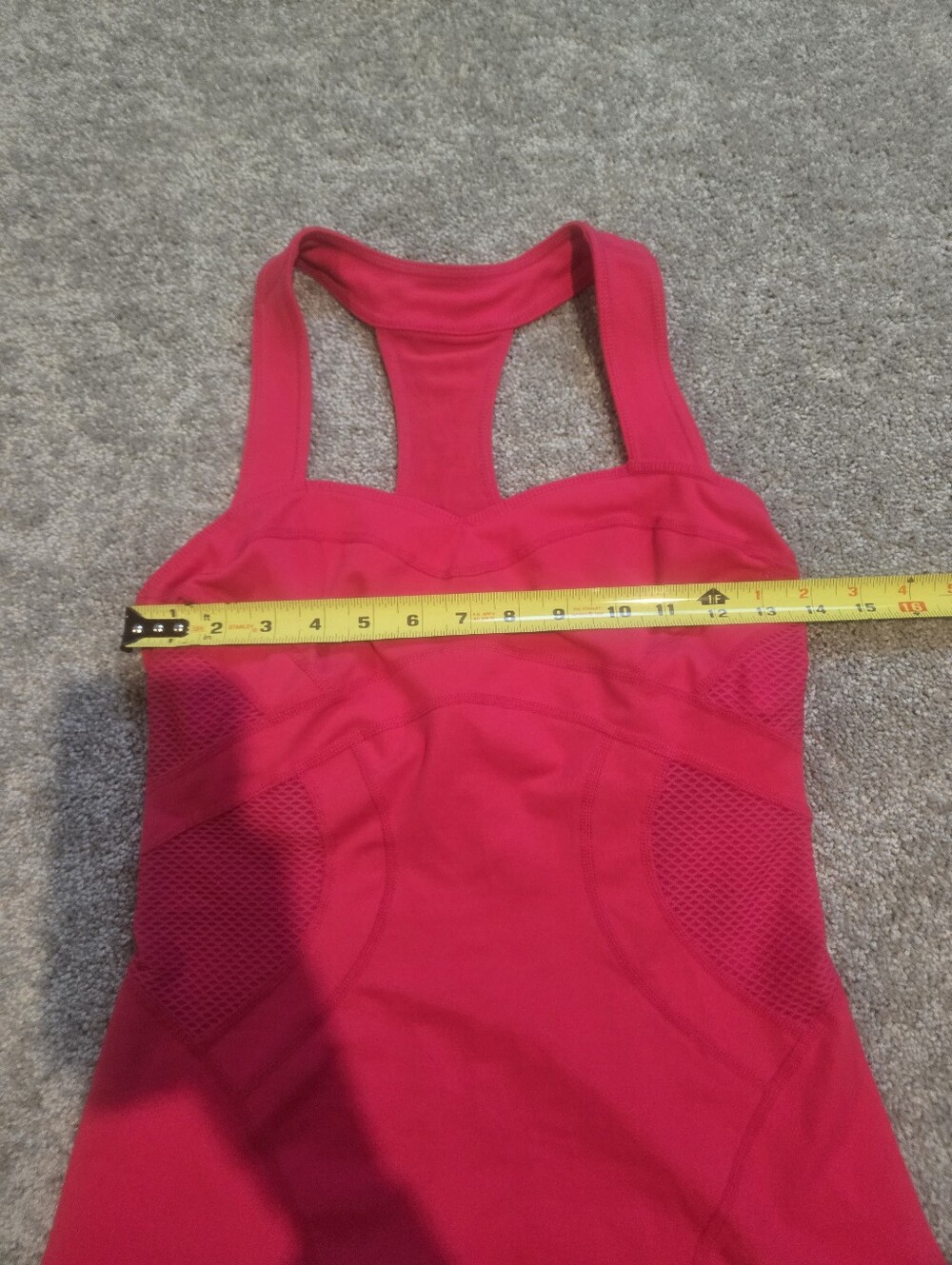 Women’s Red Racerback Tank Top - Picture 2 of 7